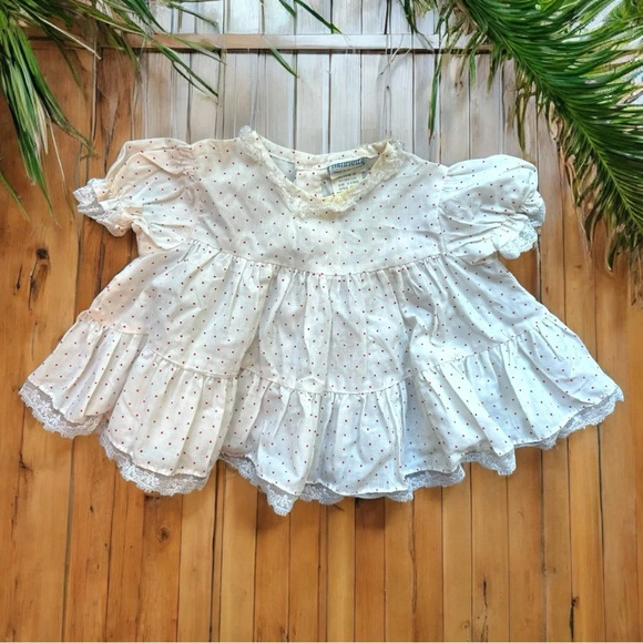 VINTAGE Nannette Baby Dresses & Bloomers Set - Size 0-3 Months - Picture 2 of 16